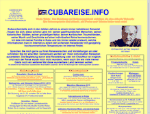 Tablet Screenshot of cubareise.info